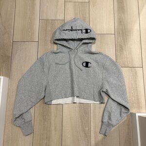 Women’s champion grey hoodie